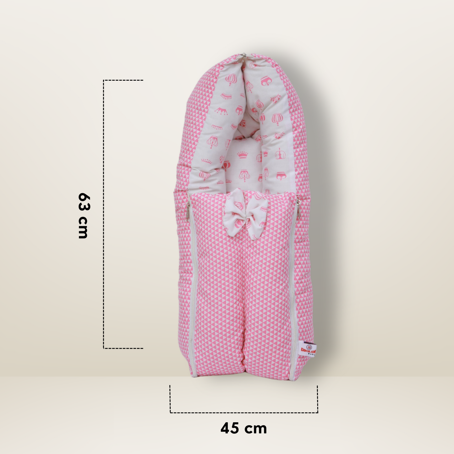Bundle 4 | Pink | GB Swaddle Bed,GB Comfy Net Bed,GB Baby Organizer and GB Feeding Cushion