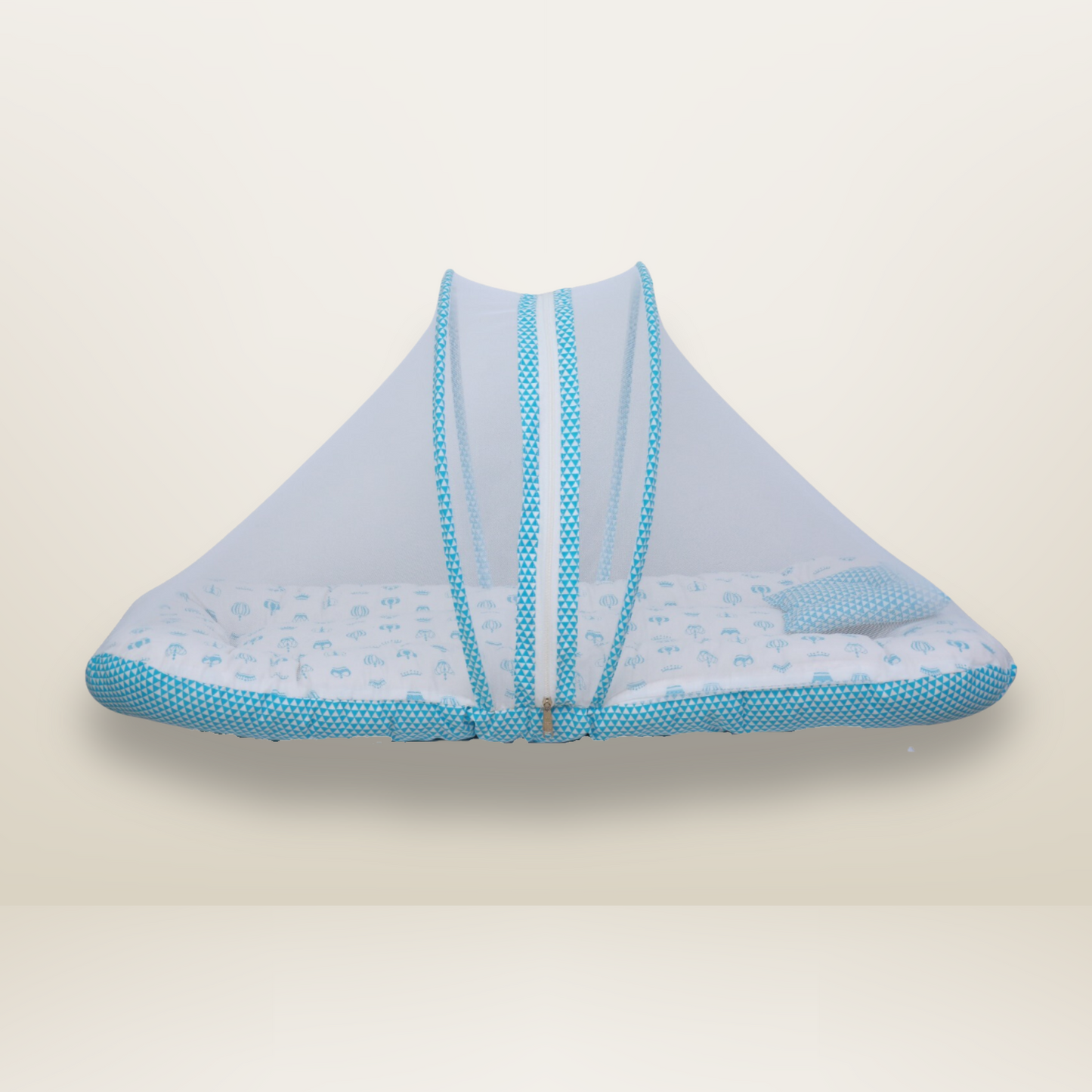Bundle 3 | Sky Blue | GB Cocoon Bed Cradle,GB Comfy Net Bed and GB Swaddle Bed
