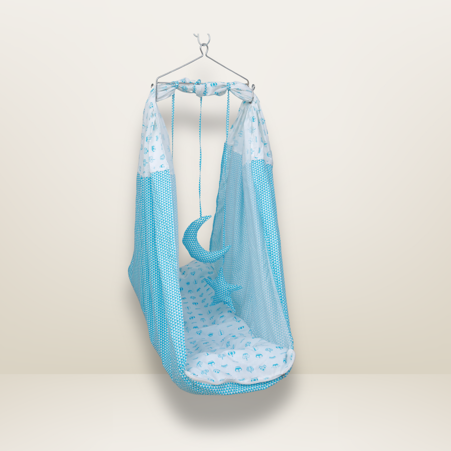 Bundle 3 | Sky Blue | GB Cocoon Bed Cradle,GB Comfy Net Bed and GB Swaddle Bed