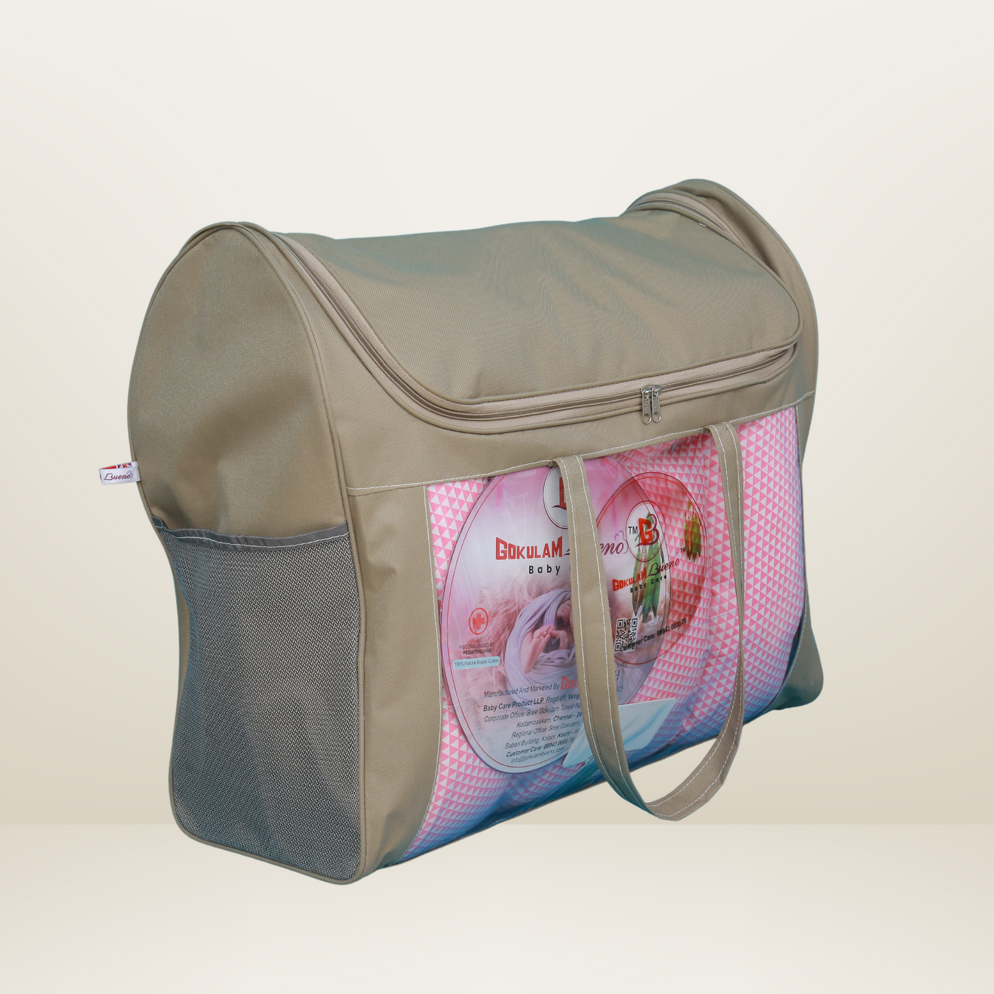 Bundle 3 Luxe | Pink | GB Swaddle Bed Luxe,GB Dreamy Net Bed and GB Cocoon Bed Cradle