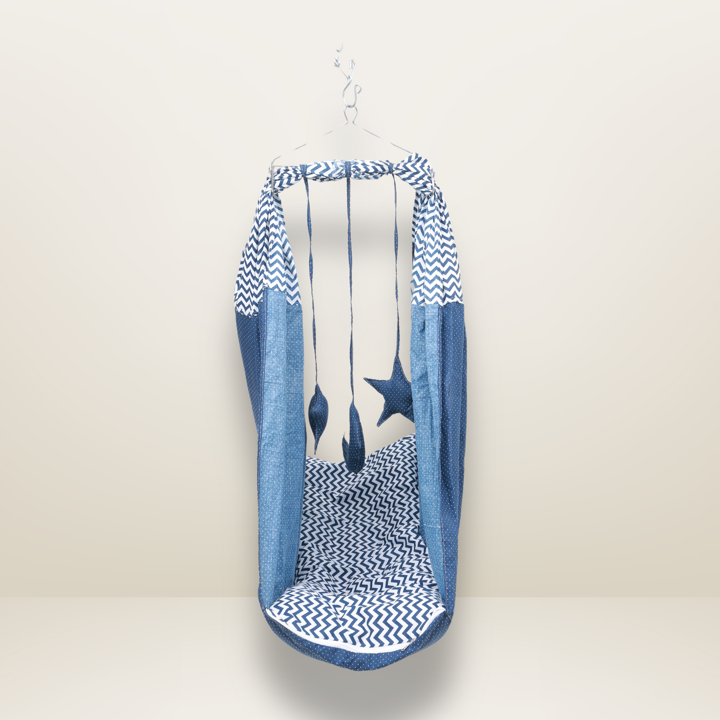 Bundle 3 Luxe | Blue | GB Swaddle Bed Luxe,GB Dreamy Net Bed and GB Cocoon Bed Cradle