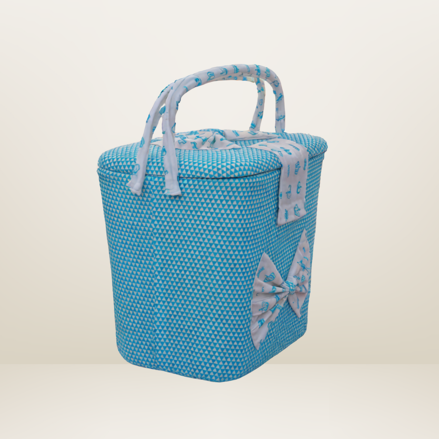Bundle 4 | Sky Blue | GB Swaddle Bed,GB Comfy Net Bed,GB Baby Organizer and GB Feeding Cushion