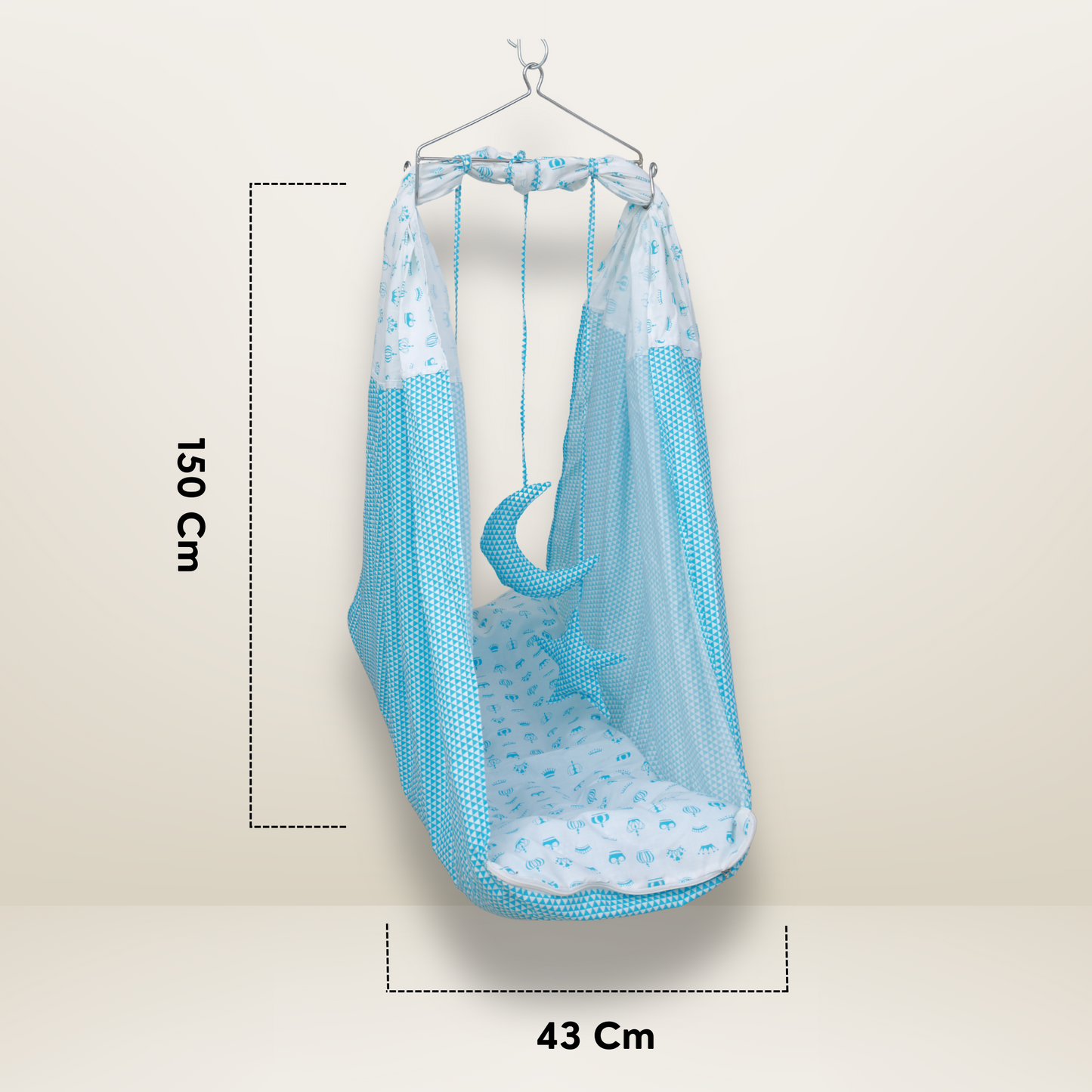 Bundle 5 | Sky Blue | GB Swaddle Bed Luxe,GB Dreamy Net Bed, GB Cocoon Bed Cradle Set and GB Pose Nest Bed
