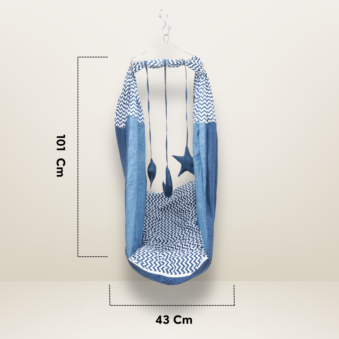 Bundle 3 Luxe | Blue | GB Swaddle Bed Luxe,GB Dreamy Net Bed and GB Cocoon Bed Cradle