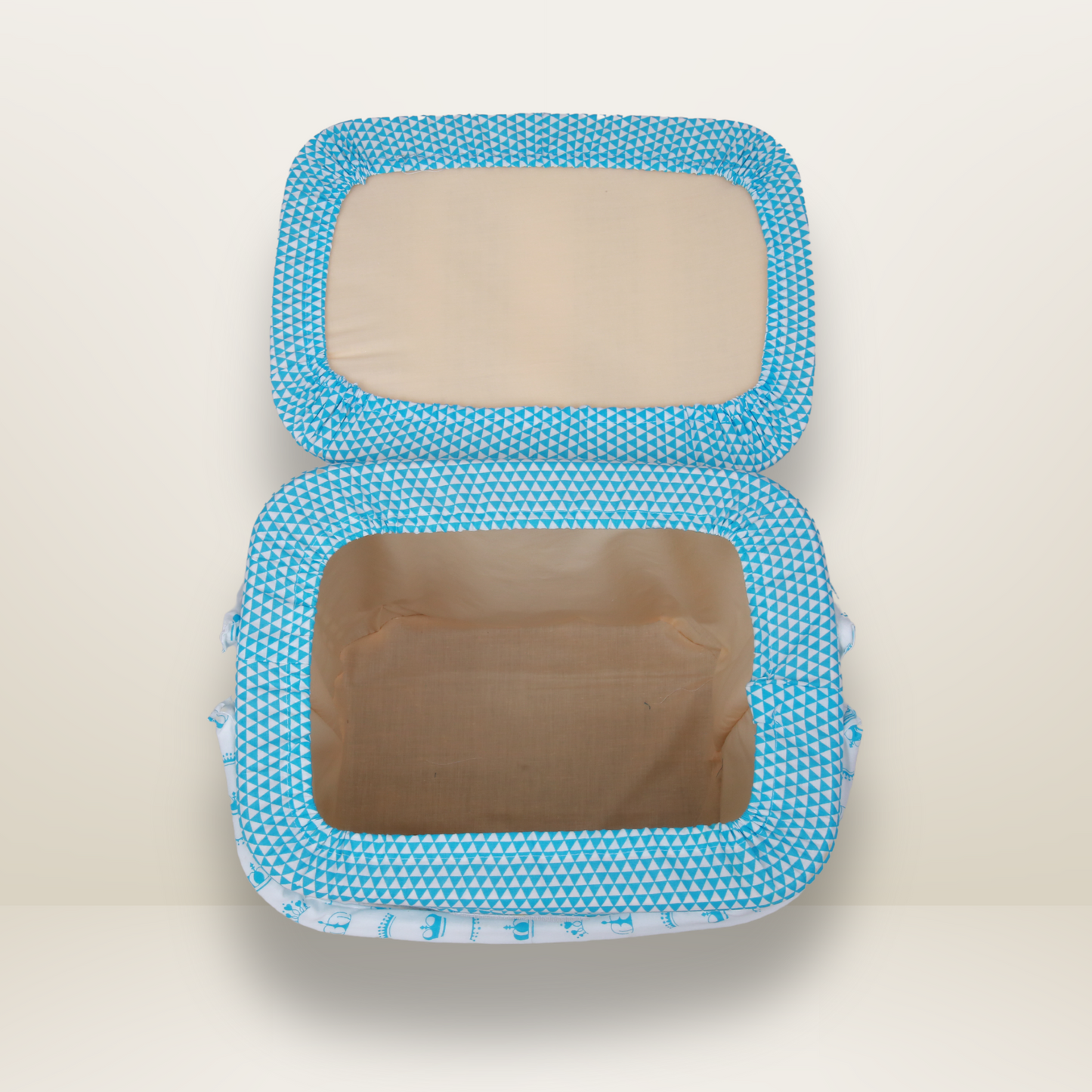 Bundle 4 | Sky Blue | GB Swaddle Bed,GB Comfy Net Bed,GB Baby Organizer and GB Feeding Cushion