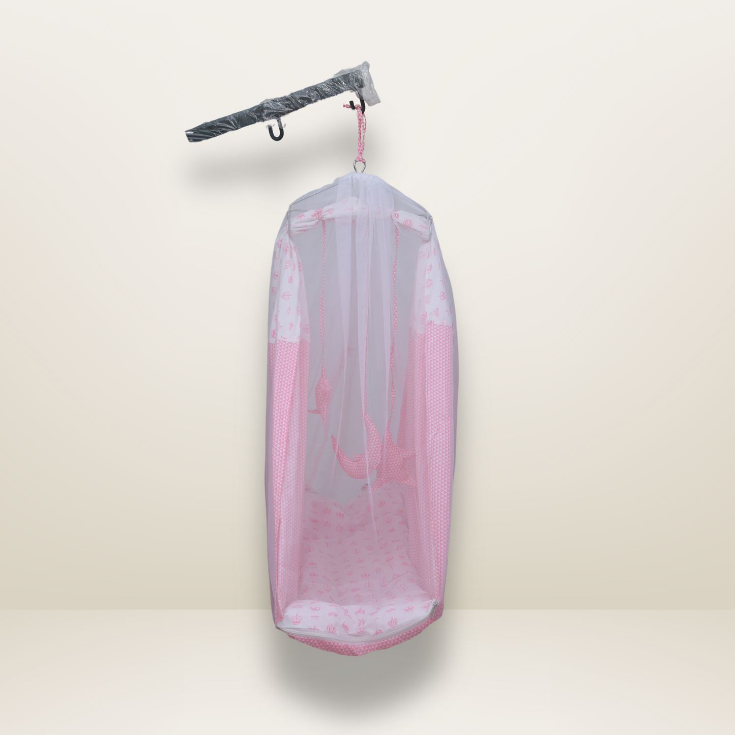 Bundle 3 Luxe | Pink | GB Swaddle Bed Luxe,GB Dreamy Net Bed and GB Cocoon Bed Cradle