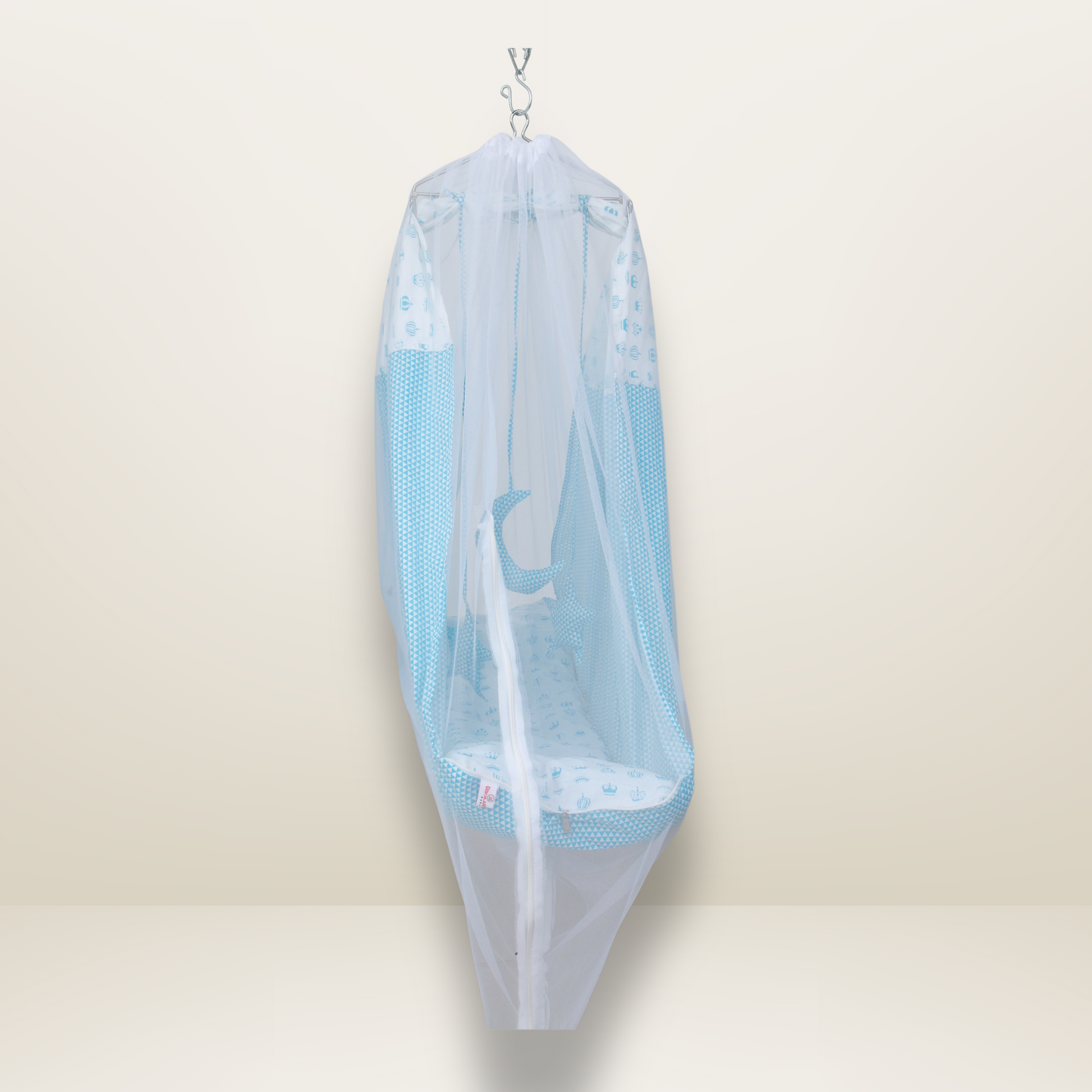Bundle 3 Luxe | Sky Blue | GB Swaddle Bed Luxe,GB Dreamy Net Bed and GB Cocoon Bed Cradle