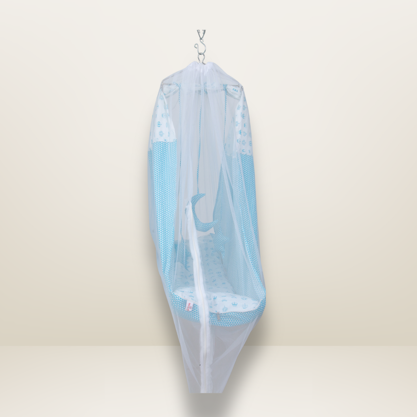 Bundle 5 | Sky Blue | GB Swaddle Bed Luxe,GB Dreamy Net Bed, GB Cocoon Bed Cradle Set and GB Pose Nest Bed