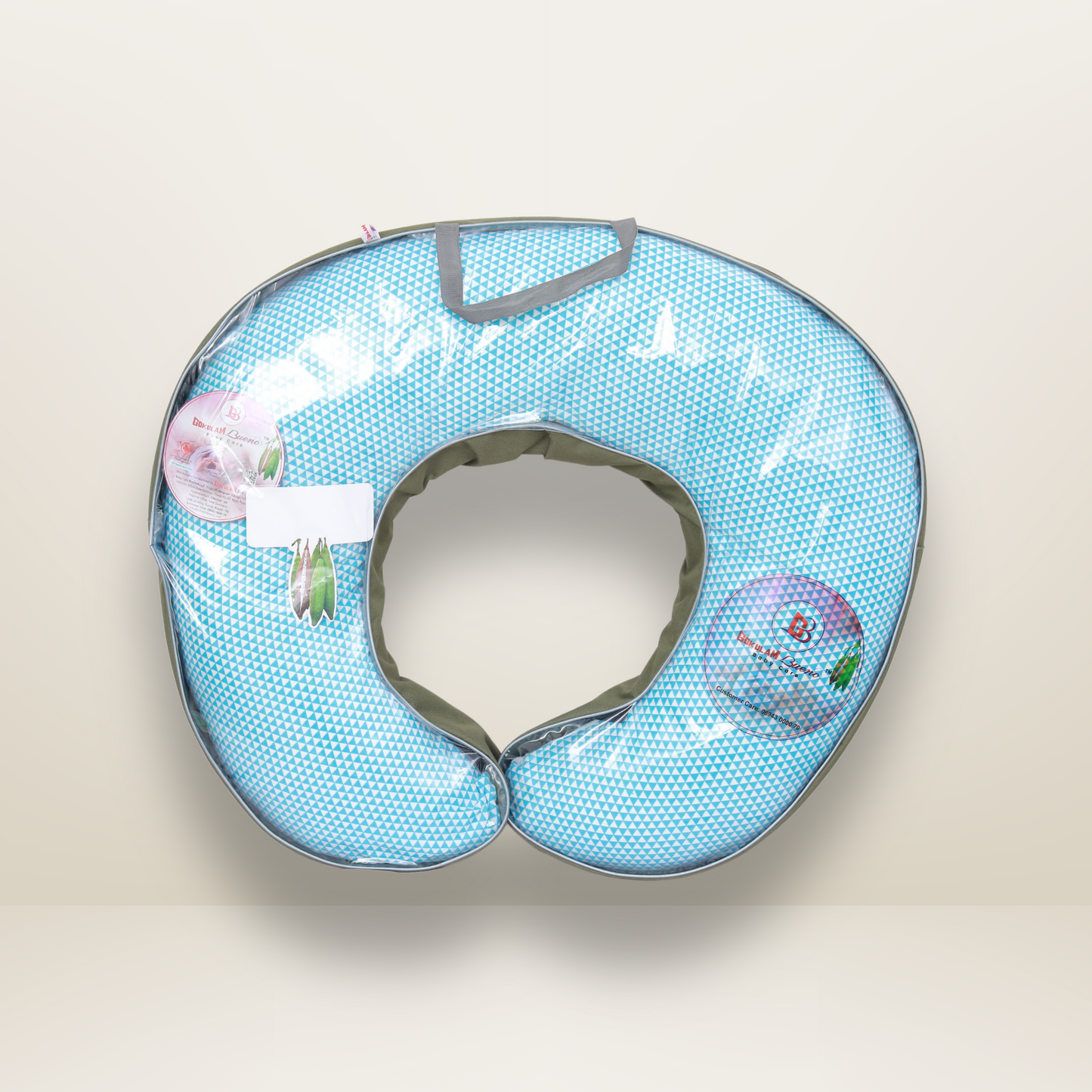 Bundle 4 | Sky Blue | GB Swaddle Bed,GB Comfy Net Bed,GB Baby Organizer and GB Feeding Cushion