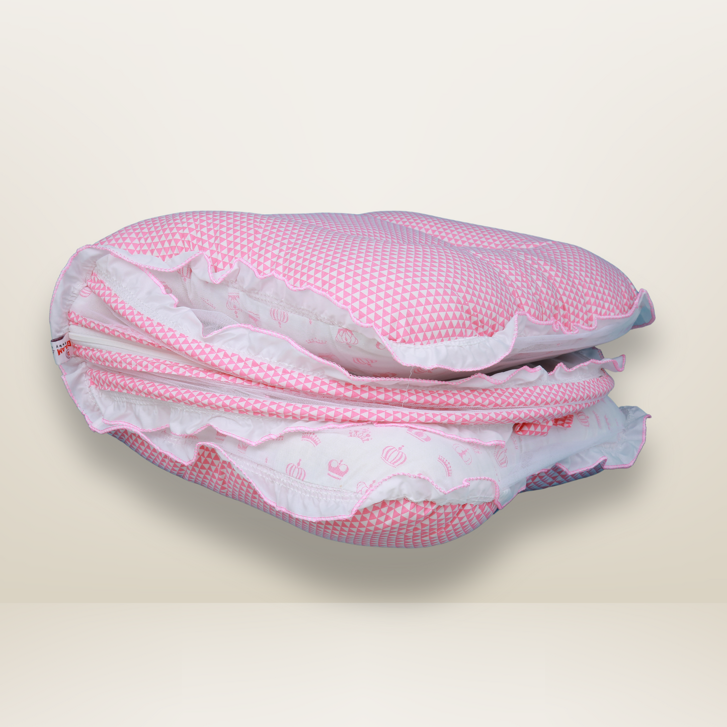Bundle 3 Luxe | Pink | GB Swaddle Bed Luxe,GB Dreamy Net Bed and GB Cocoon Bed Cradle