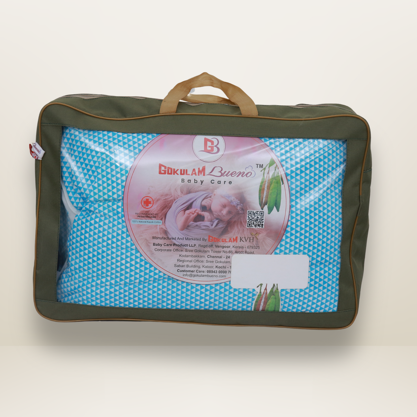 Bundle 3 Luxe | Sky Blue | GB Swaddle Bed Luxe,GB Dreamy Net Bed and GB Cocoon Bed Cradle