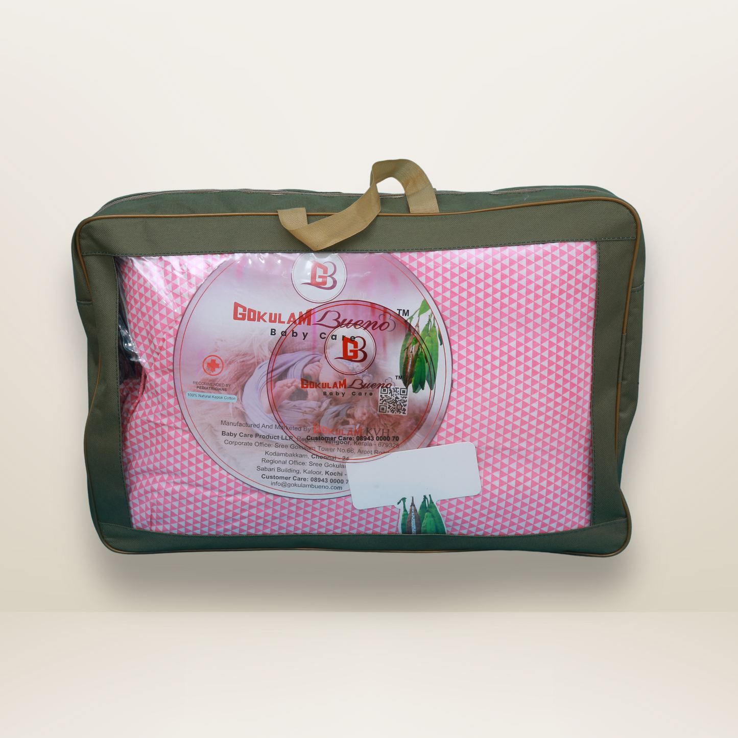 Bundle 3 Luxe | Pink | GB Swaddle Bed Luxe,GB Dreamy Net Bed and GB Cocoon Bed Cradle