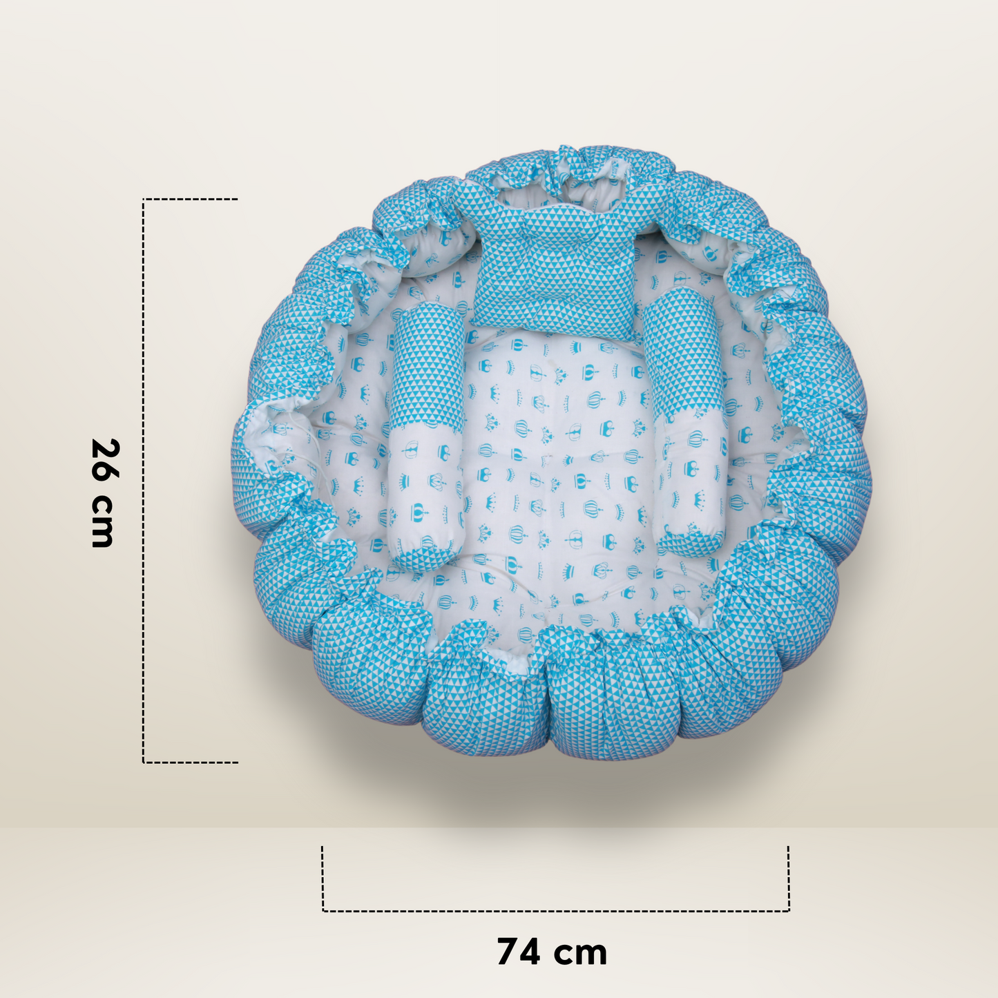 Bundle 5 | Sky Blue | GB Swaddle Bed Luxe,GB Dreamy Net Bed, GB Cocoon Bed Cradle Set and GB Pose Nest Bed