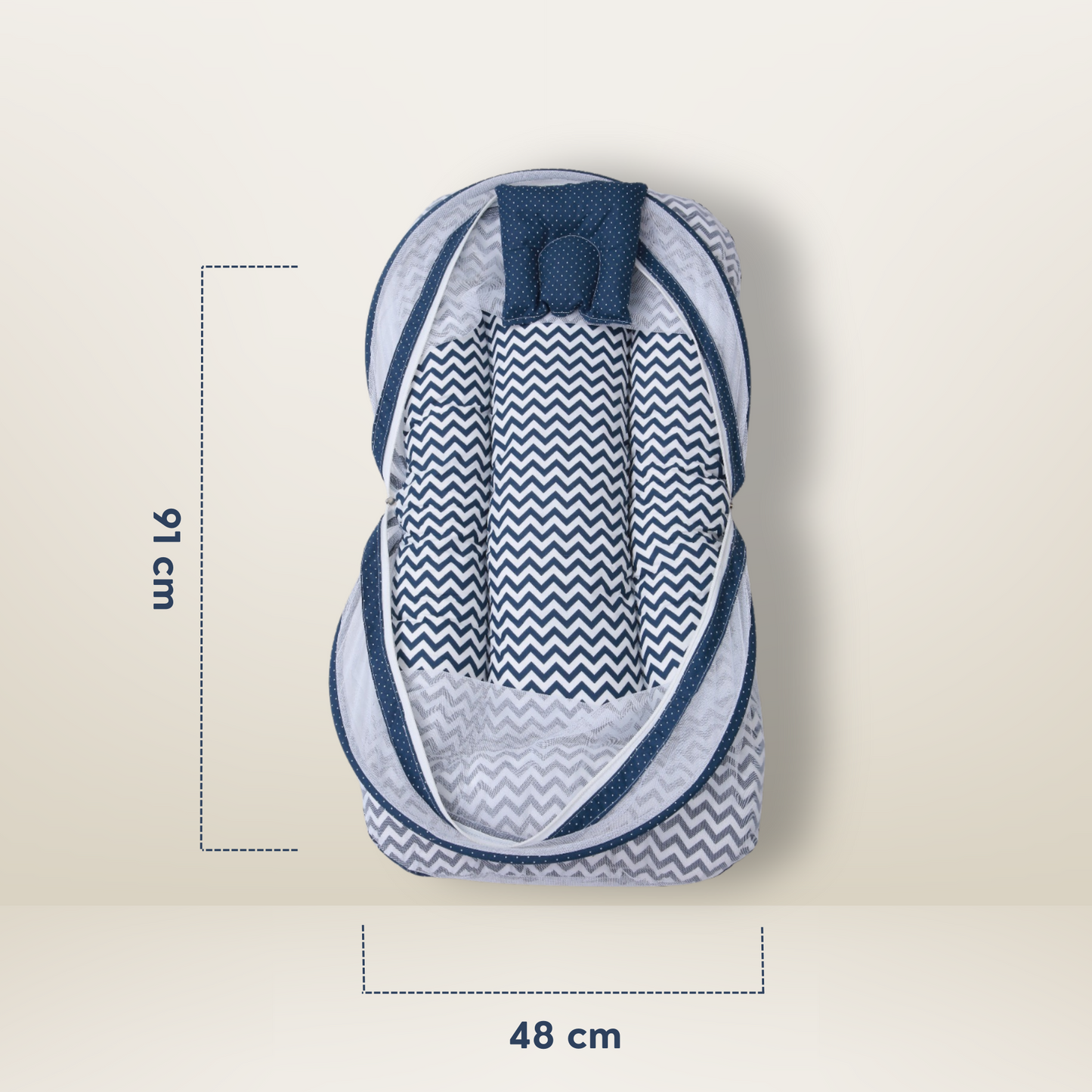 Bundle 1 | Blue | GB Comfy Net Bed and GB Swaddle Bed