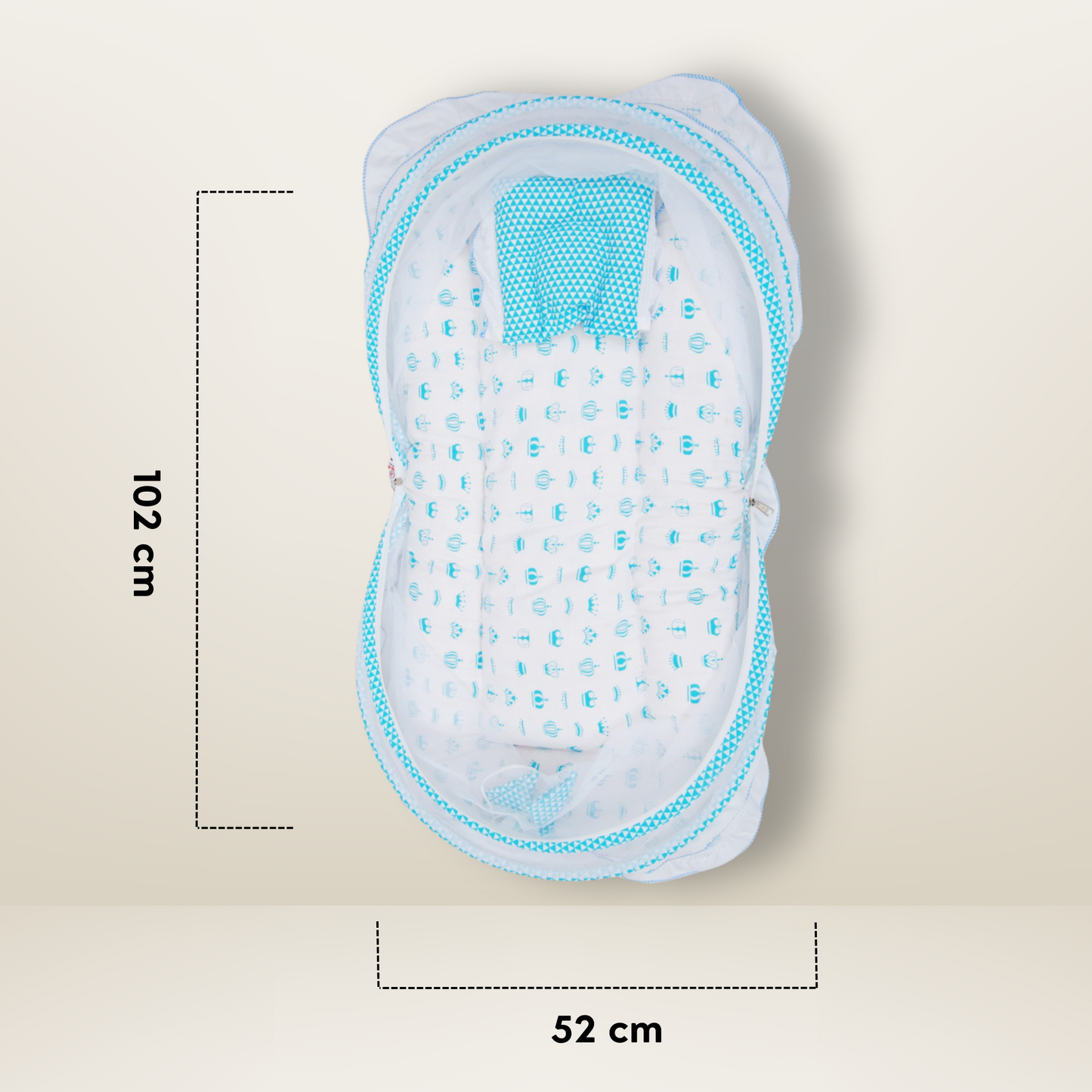Bundle 5 | Sky Blue | GB Swaddle Bed Luxe,GB Dreamy Net Bed, GB Cocoon Bed Cradle Set and GB Pose Nest Bed
