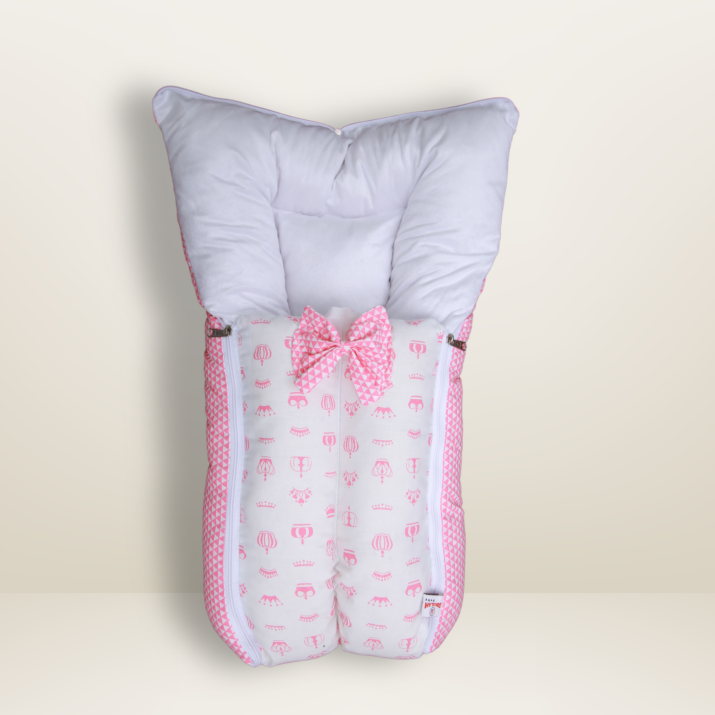 Bundle 3 Luxe | Pink | GB Swaddle Bed Luxe,GB Dreamy Net Bed and GB Cocoon Bed Cradle