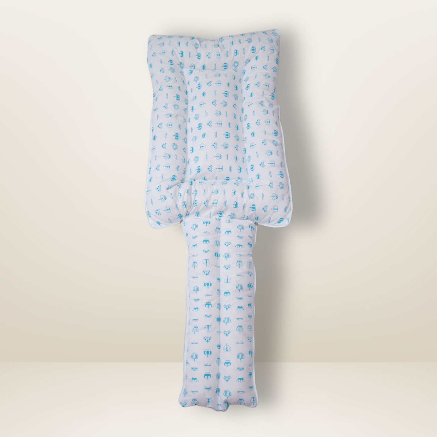 Bundle 4 | Sky Blue | GB Swaddle Bed,GB Comfy Net Bed,GB Baby Organizer and GB Feeding Cushion