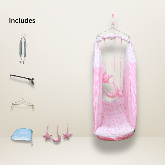 GB Cocoon Bed Cradle Set | Pink