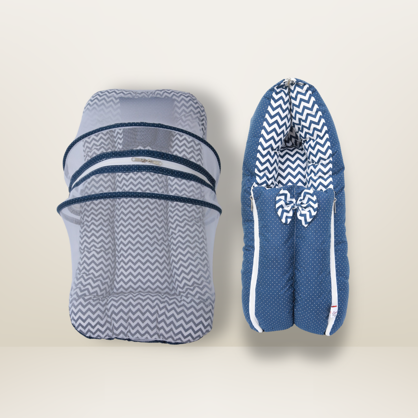 Bundle 1 | Blue | GB Comfy Net Bed and GB Swaddle Bed