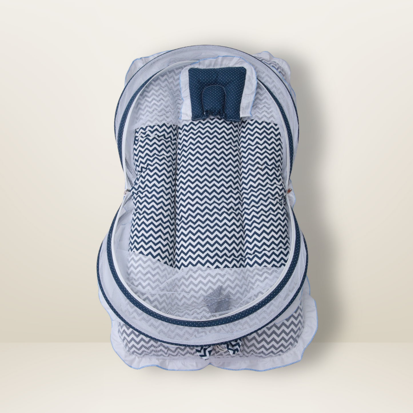 Bundle 6 | Blue | GB Swaddle Bed Luxe,GB Feeding Cushion,GB Dreamy Net Bed,GB Cocoon Bed Cradle,GB Pose Nest Bed and GB Baby Organizer