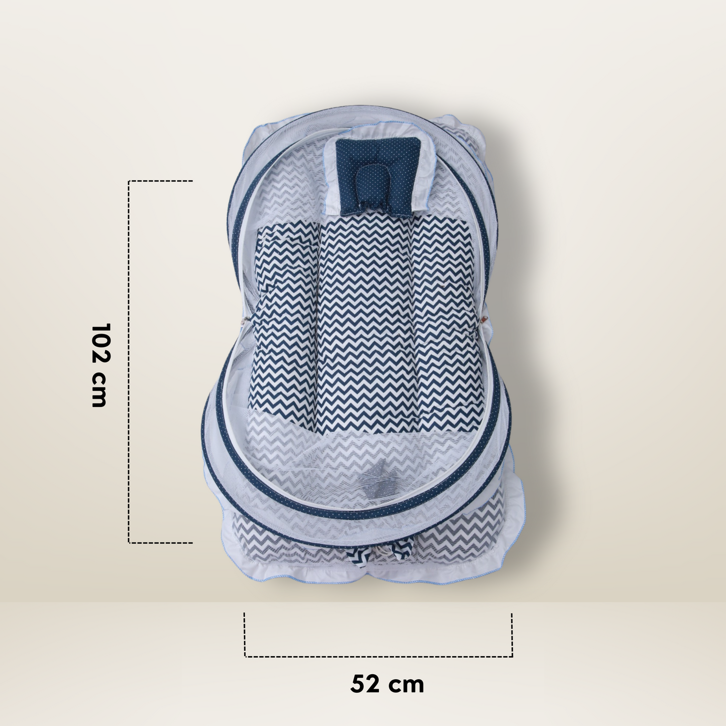 Bundle 3 Luxe | Blue | GB Swaddle Bed Luxe,GB Dreamy Net Bed and GB Cocoon Bed Cradle