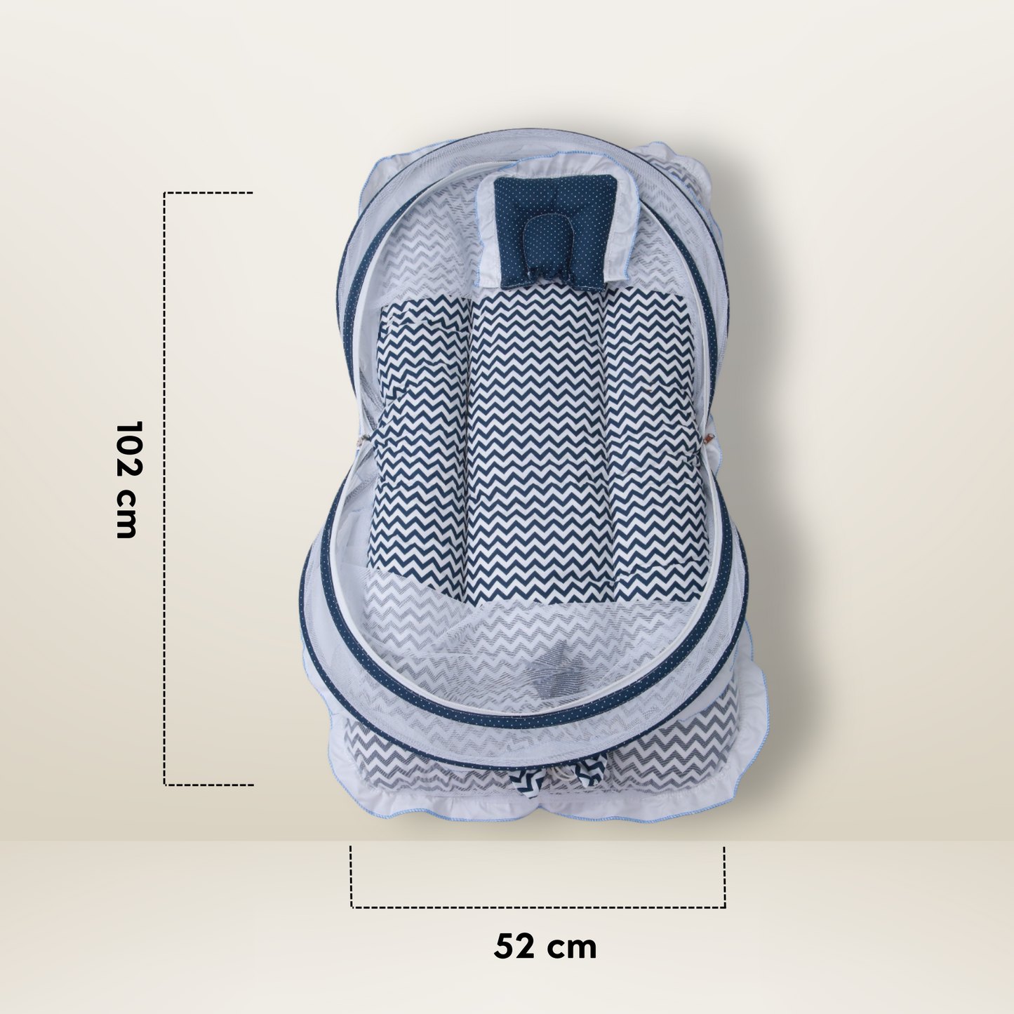 Bundle 6 | Blue | GB Swaddle Bed Luxe,GB Feeding Cushion,GB Dreamy Net Bed,GB Cocoon Bed Cradle,GB Pose Nest Bed and GB Baby Organizer