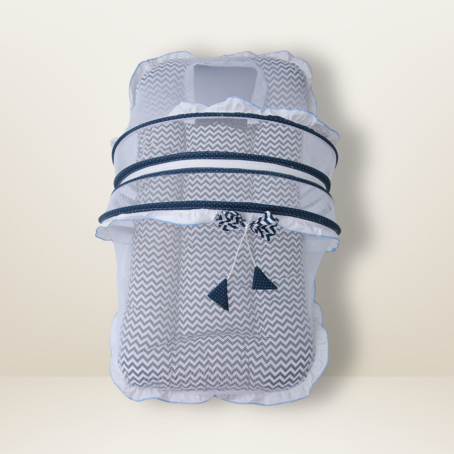 Bundle 3 Luxe | Blue | GB Swaddle Bed Luxe,GB Dreamy Net Bed and GB Cocoon Bed Cradle