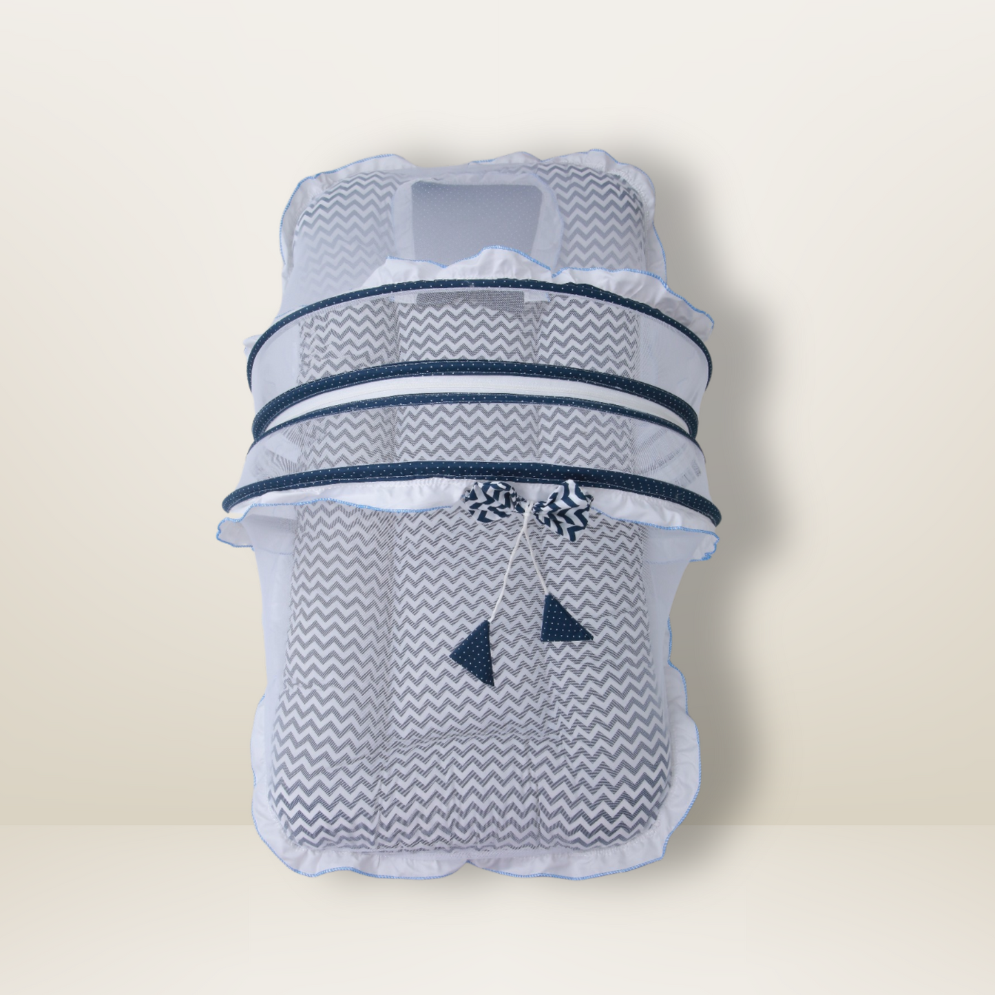 Bundle 2 | Blue | GB Dreamy Net Bed and GB Swaddle Bed Luxe