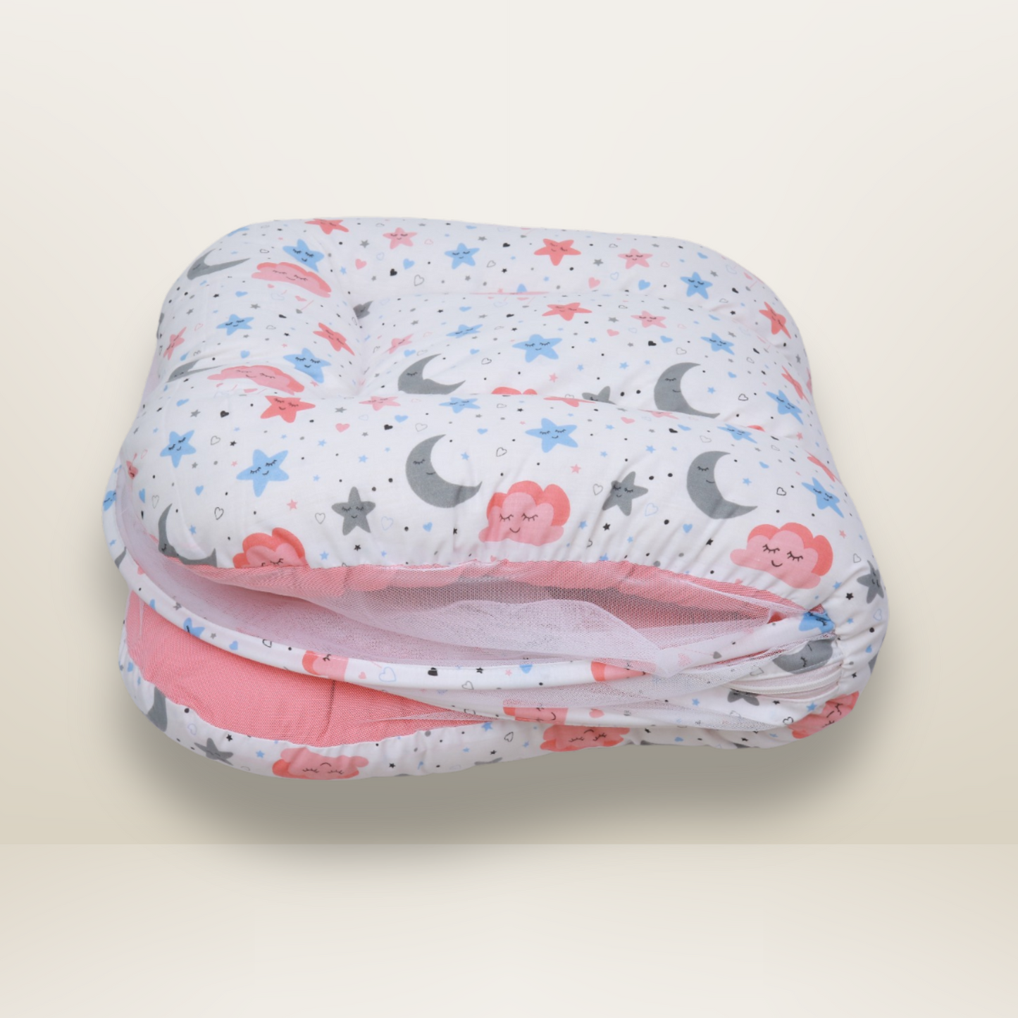GB Comfy Net Bed | (0-6 Month) | Red