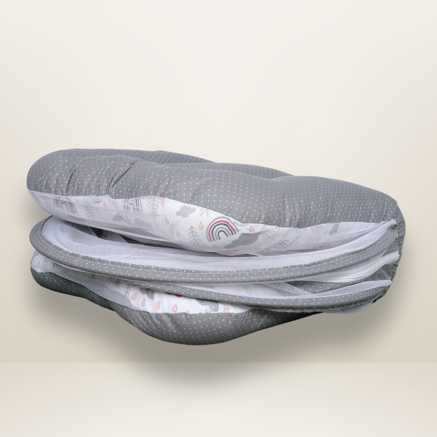 GB Comfy Net Bed | (6-12 Month) | Gray