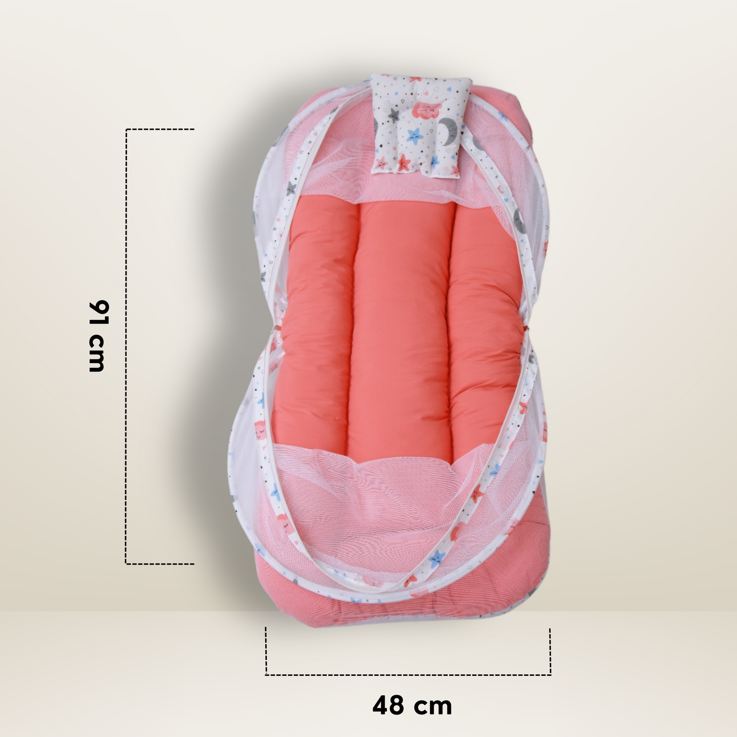 GB Comfy Net Bed | (0-6 Month) | Red