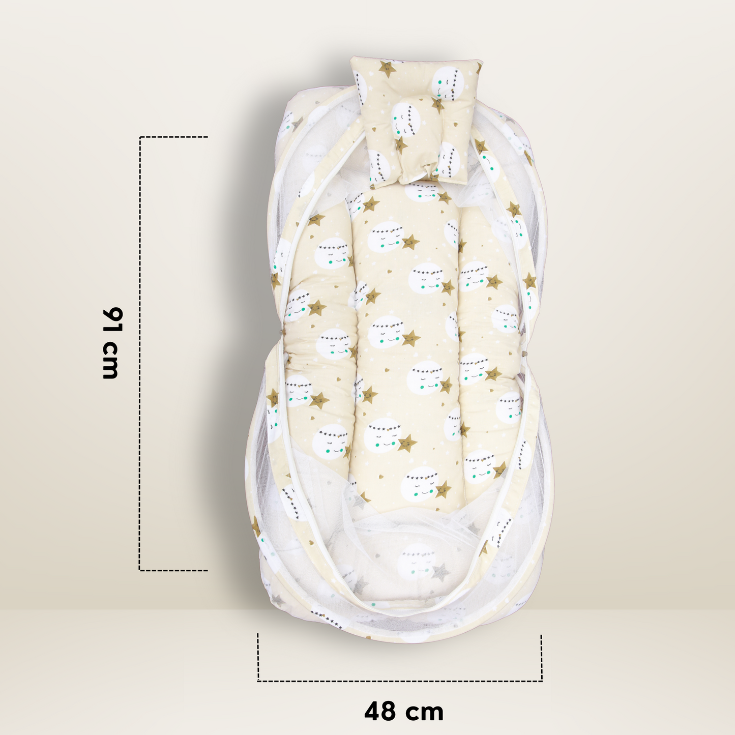 GB Comfy Net Bed | (0-6 Month) | Yellow