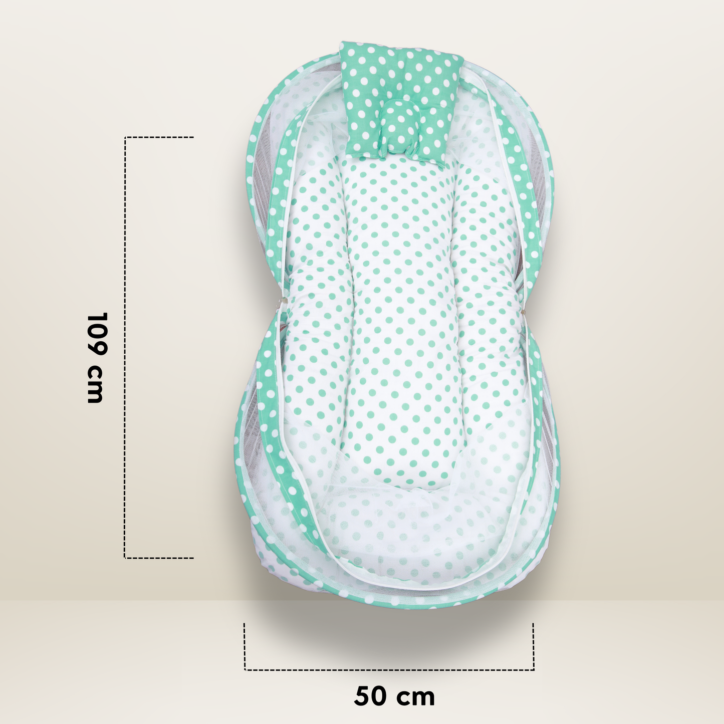 GB Comfy Net Bed | (6-12 Month) | Green