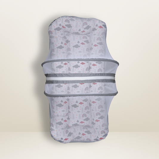 GB Comfy Net  Bed | (0-6 Month) | Gray