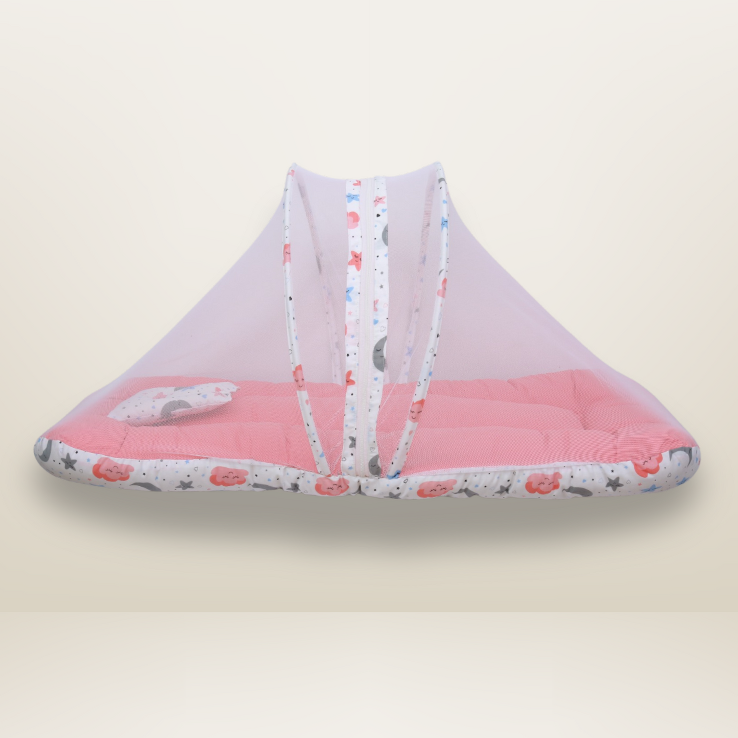 GB Comfy Net Bed | (0-6 Month) | Red