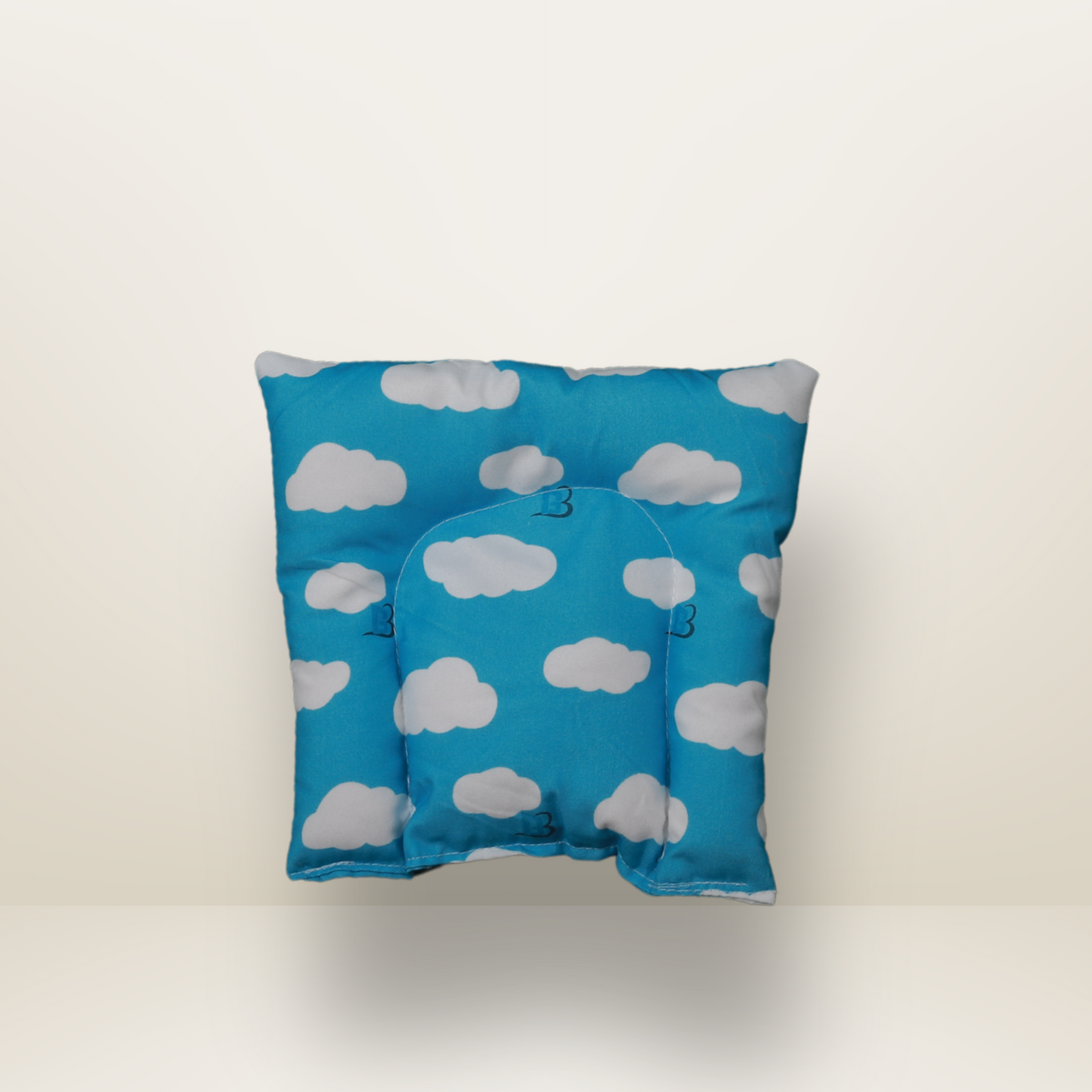 GB Comfy Net Bed | (0-6 Month) | White and Sky Blue