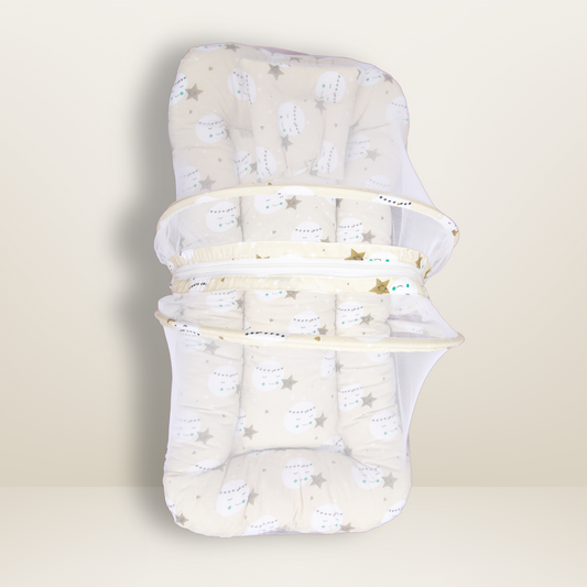 GB Comfy Net  Bed | (0-6 Month) | Yellow