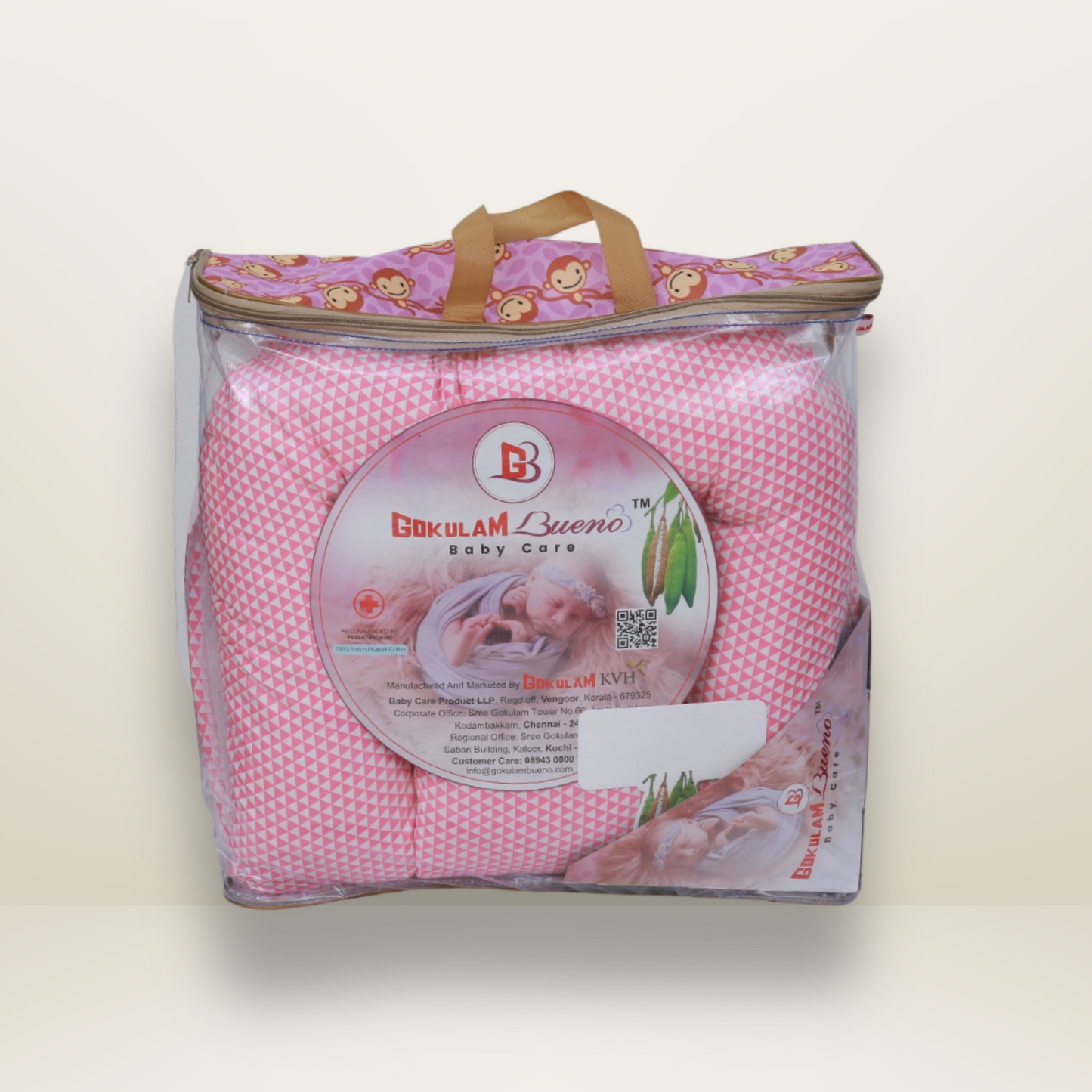GB Comfy Net Bed | (0-6 Month) | Pink