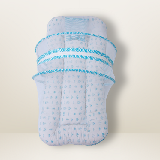 GB Comfy Net Bed | (6-12 Month) | Sky Blue
