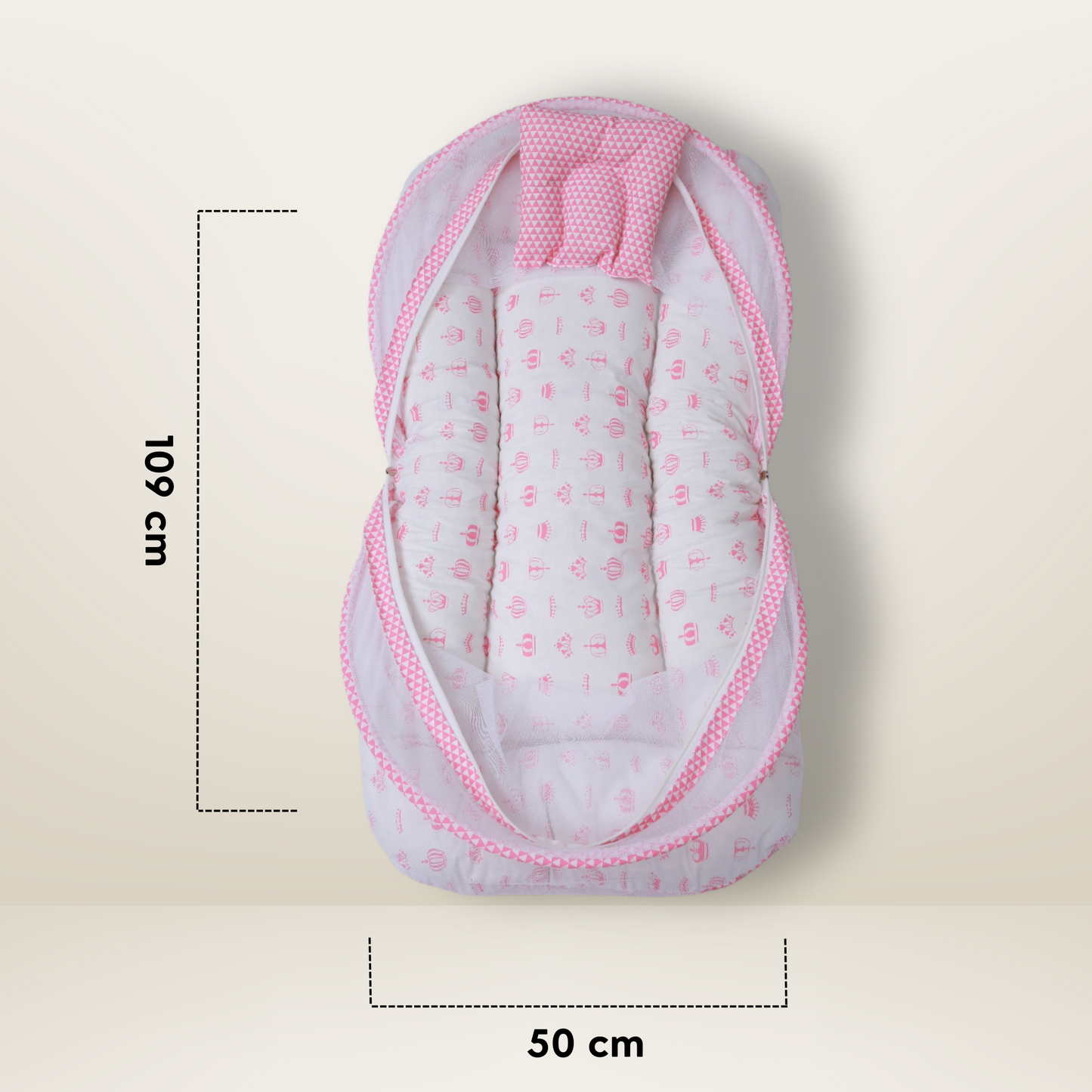 GB Comfy Net Bed | (6-12 Month) | Pink