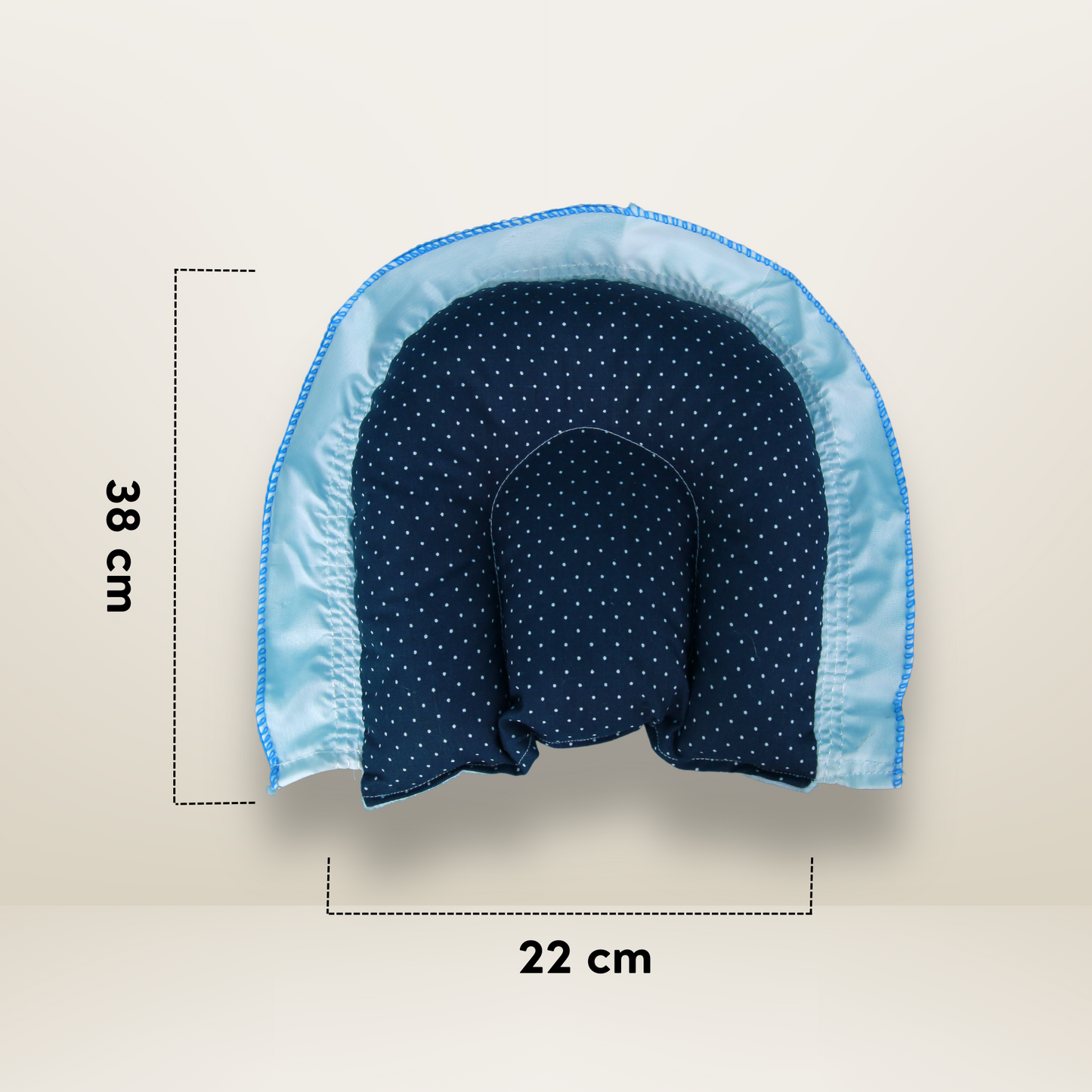 GB Curve U Pillow | Blue
