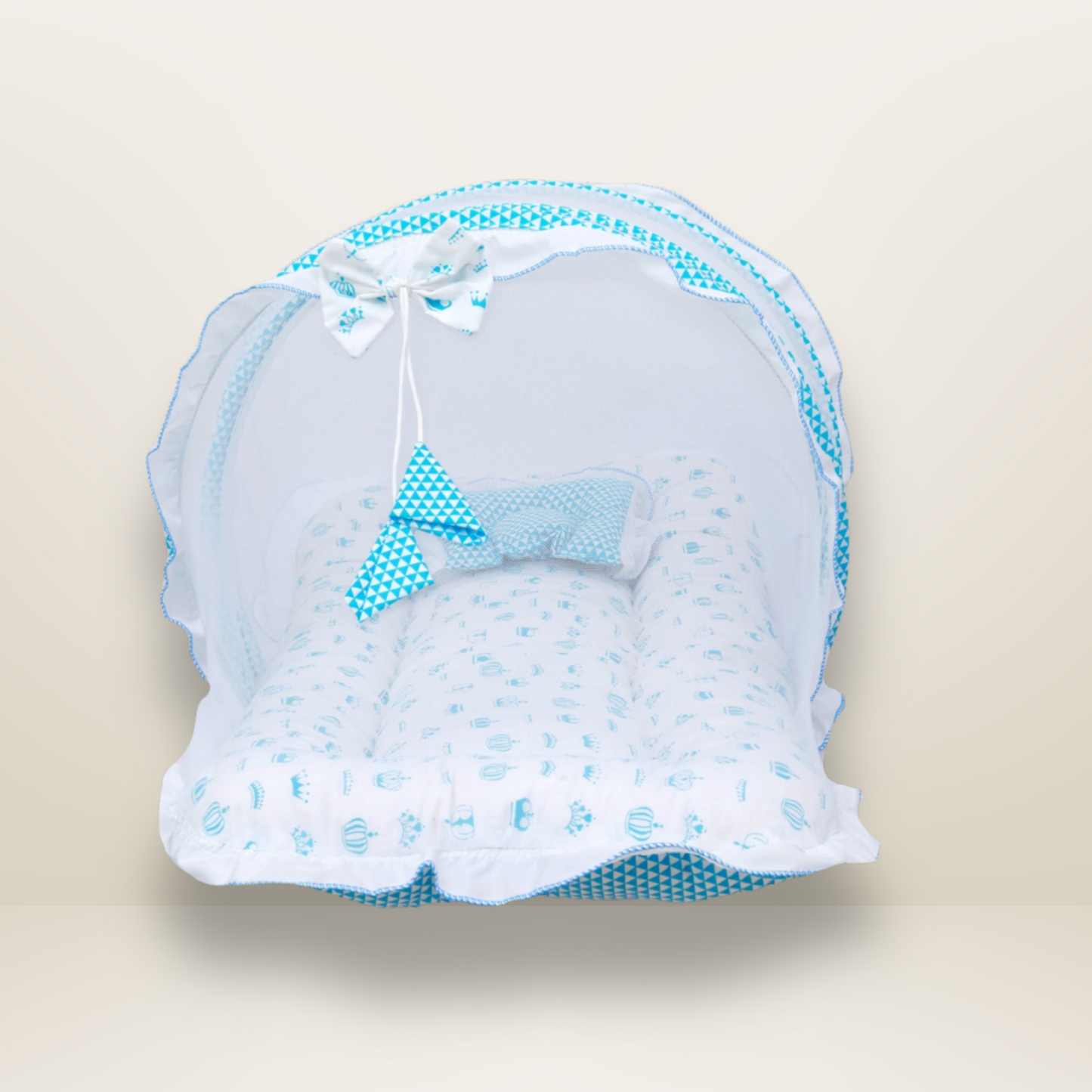 GB Dreamy Net Bed | (6-12 Months) | Sky Blue