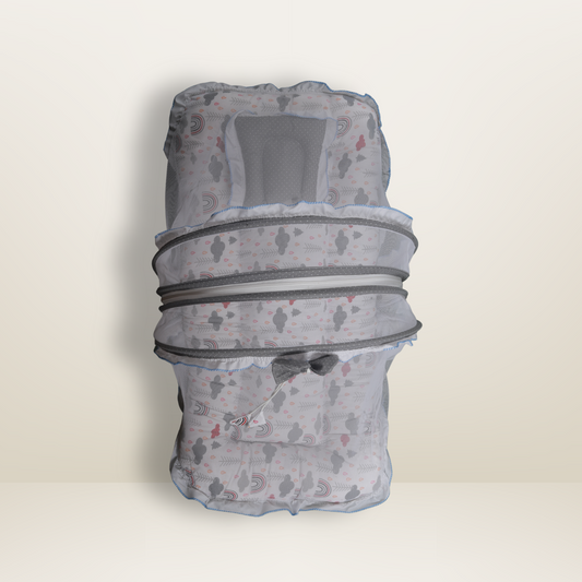 GB Dreamy Net Bed | (6-12 Months) | Gray