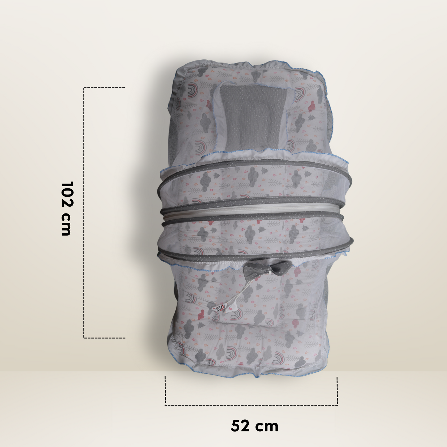 GB Dreamy Net Bed | (0-6 Months) | Gray