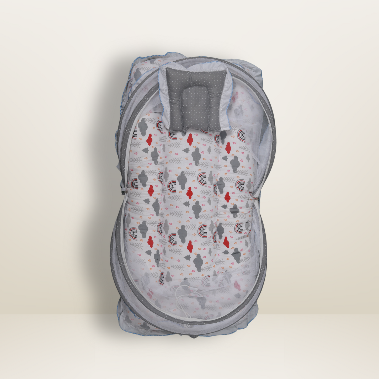 GB Dreamy Net Bed | (0-6 Months) | Gray