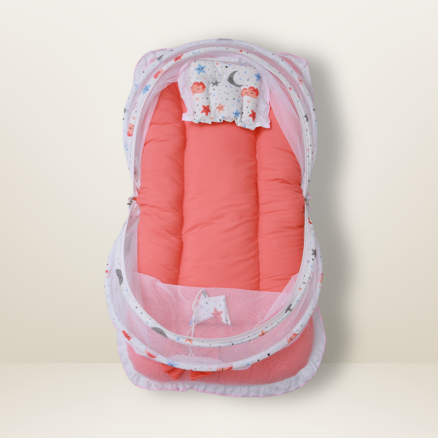 GB Dreamy Net Bed | (0-6 Months) | Red
