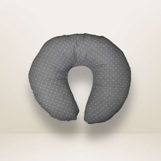 GB Plush Baby Pillow | Gray