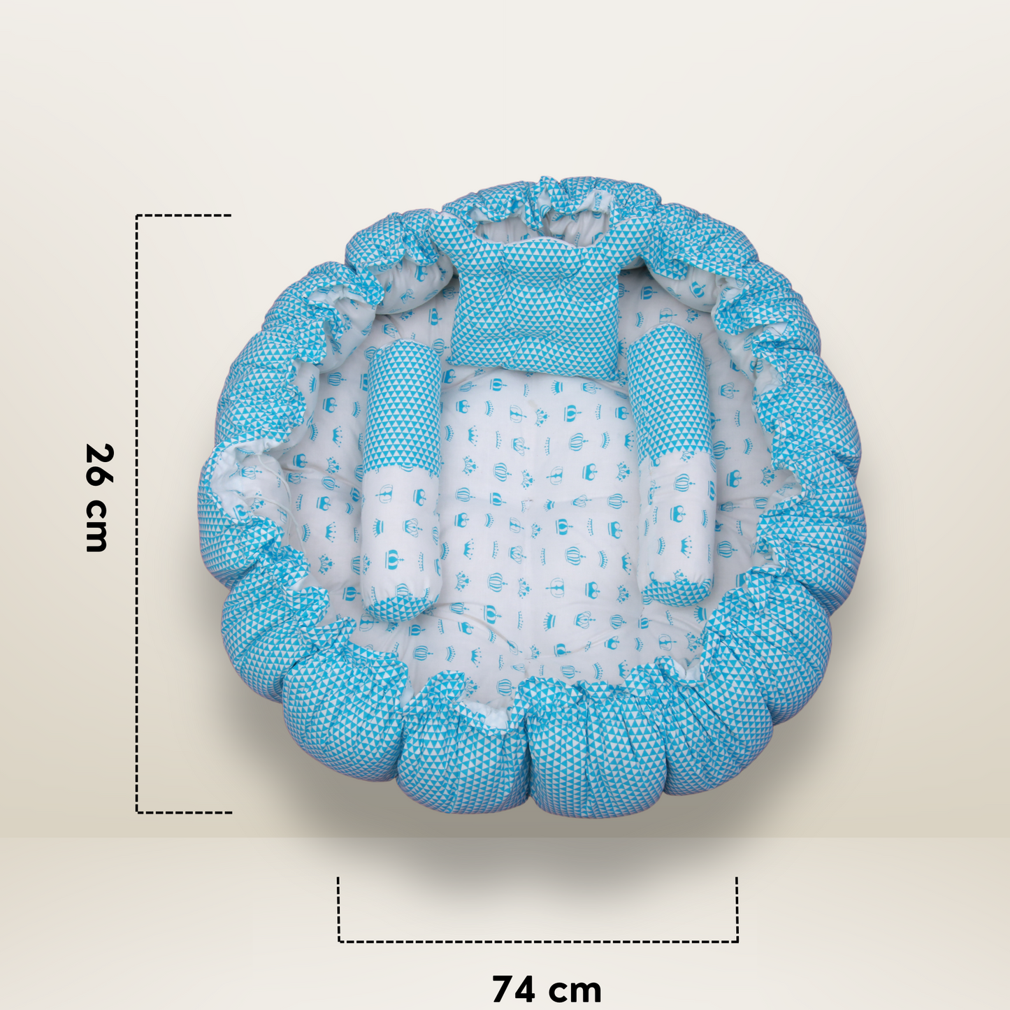 GB Pose Nest  Bed | Sky Blue