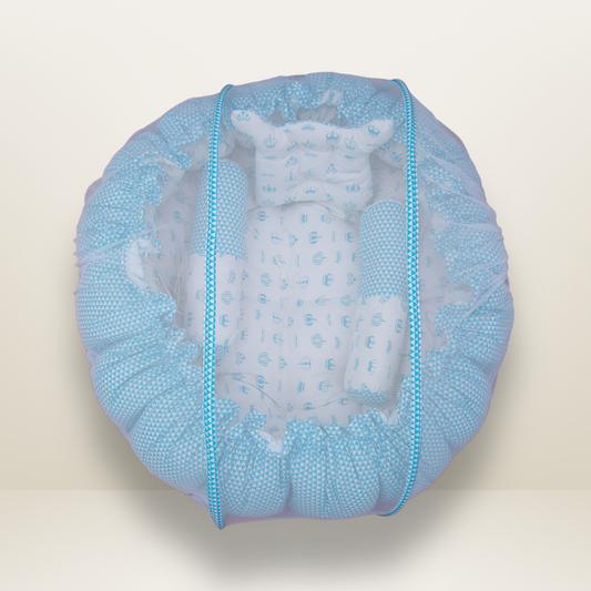 GB Pose Nest  Bed | Sky Blue