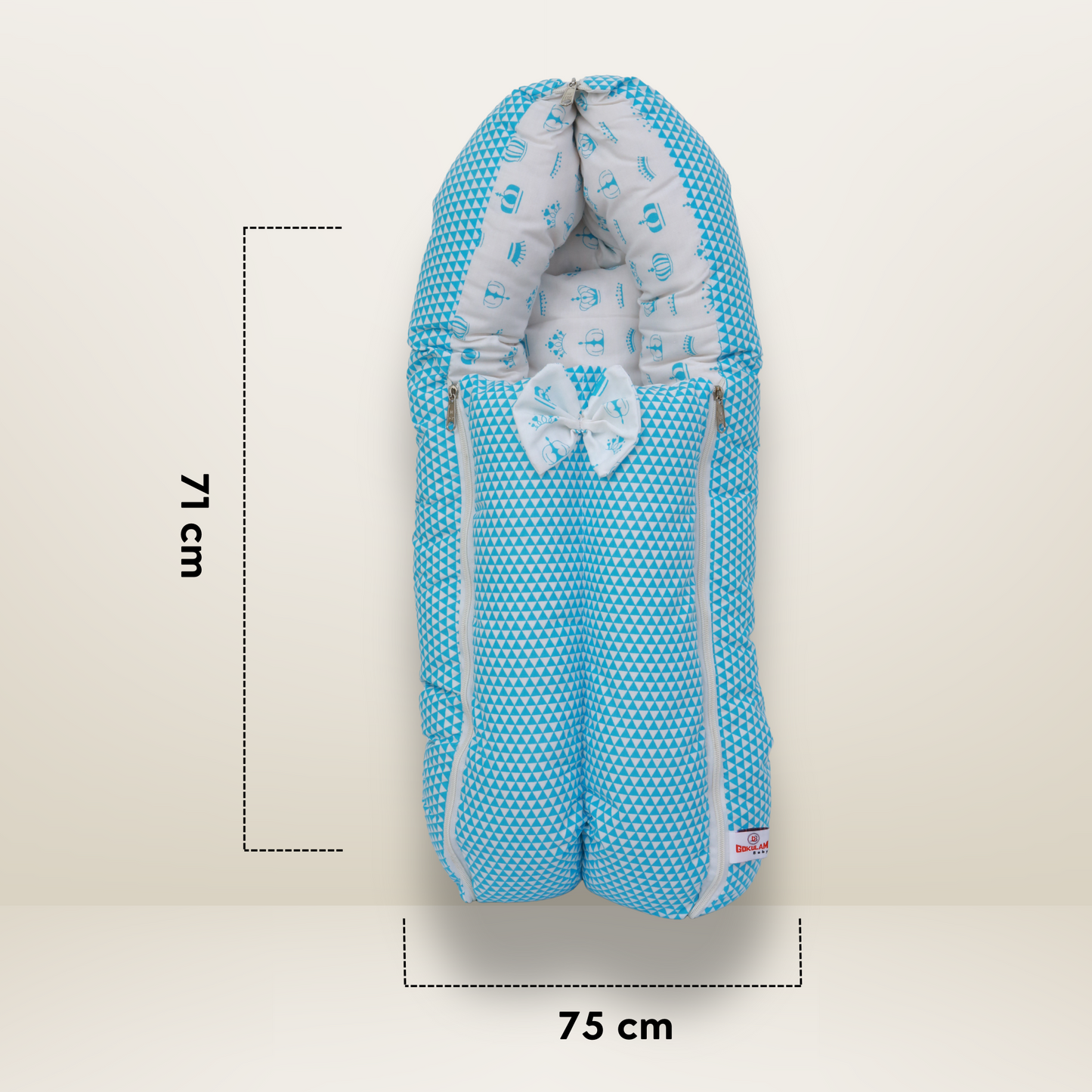 GB Swaddle Bed | (6-12 Months) | Sky Blue